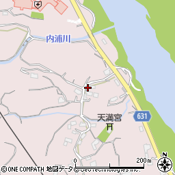 大分県大分市竹中1835周辺の地図