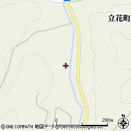 福岡県八女市立花町白木5564-3周辺の地図