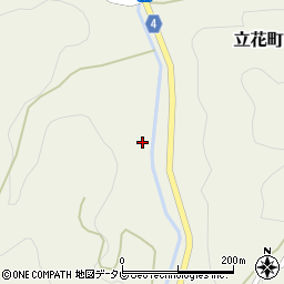 福岡県八女市立花町白木5564-3周辺の地図