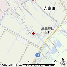 福岡県柳川市吉富町479-2周辺の地図