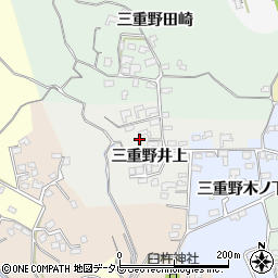 大分県臼杵市三重野井上348周辺の地図