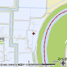 福岡県柳川市大和町六合243周辺の地図