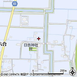 福岡県柳川市大和町六合312周辺の地図