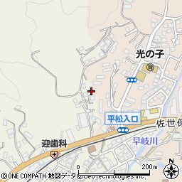 長崎県佐世保市早苗町764周辺の地図