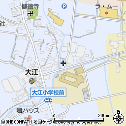 福岡県みやま市瀬高町大江1884周辺の地図