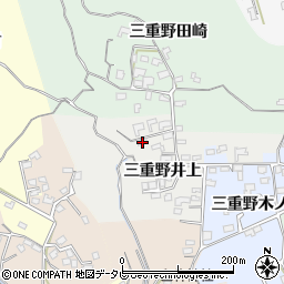 大分県臼杵市三重野井上346周辺の地図