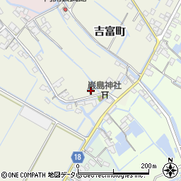 福岡県柳川市吉富町476-3周辺の地図