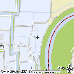 福岡県柳川市大和町六合257周辺の地図