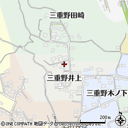 大分県臼杵市三重野井上352周辺の地図