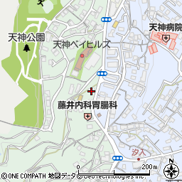長崎県佐世保市天神町1308周辺の地図