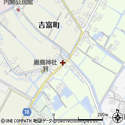 福岡県柳川市吉富町500-3周辺の地図