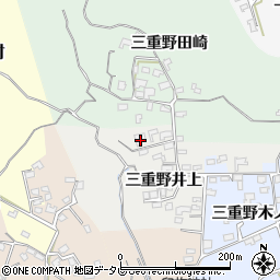 大分県臼杵市三重野井上355周辺の地図