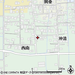 佐賀県杵島郡白石町西南1211-2周辺の地図