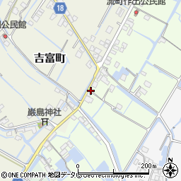 福岡県柳川市弥四郎町343周辺の地図