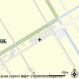 佐賀県杵島郡白石町新拓969周辺の地図