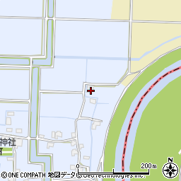 福岡県柳川市大和町六合252周辺の地図