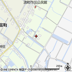 福岡県柳川市弥四郎町307周辺の地図