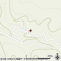 福岡県八女市立花町白木2200周辺の地図