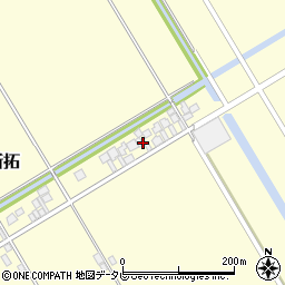 佐賀県杵島郡白石町新拓970周辺の地図