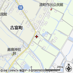 福岡県柳川市弥四郎町342周辺の地図