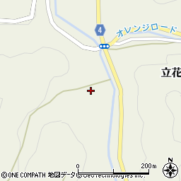 福岡県八女市立花町白木5592周辺の地図
