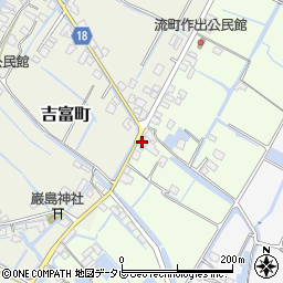 福岡県柳川市弥四郎町341周辺の地図