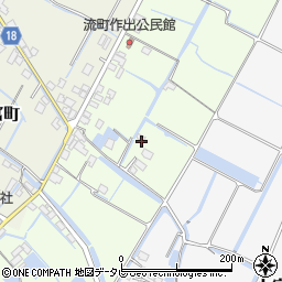 福岡県柳川市弥四郎町300-2周辺の地図