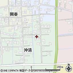 佐賀県杵島郡白石町牛屋1410周辺の地図
