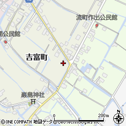 福岡県柳川市吉富町392-2周辺の地図