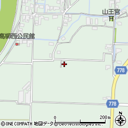 福岡県みやま市瀬高町高柳593周辺の地図