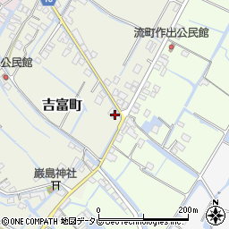 福岡県柳川市吉富町392周辺の地図
