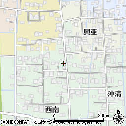 佐賀県杵島郡白石町西南929周辺の地図