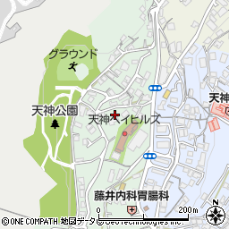 長崎県佐世保市天神町1264周辺の地図