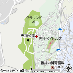 長崎県佐世保市天神町1306-2周辺の地図