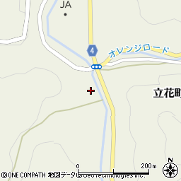 福岡県八女市立花町白木5591周辺の地図