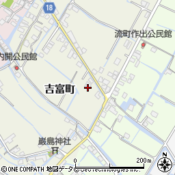 福岡県柳川市吉富町391周辺の地図