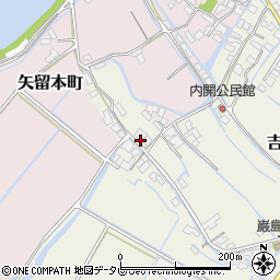 福岡県柳川市吉富町490周辺の地図