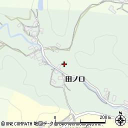 大分県臼杵市田ノ口周辺の地図