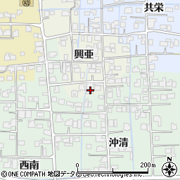 佐賀県杵島郡白石町興亜1105-1周辺の地図