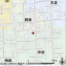 佐賀県杵島郡白石町興亜1109周辺の地図