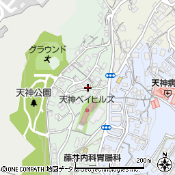 長崎県佐世保市天神町1121-1周辺の地図