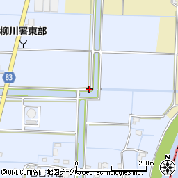 福岡県柳川市大和町六合196周辺の地図