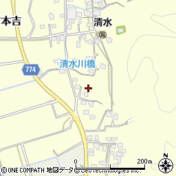 福岡県みやま市瀬高町本吉806周辺の地図