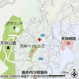 長崎県佐世保市天神町1117周辺の地図