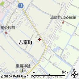 福岡県柳川市吉富町391-2周辺の地図