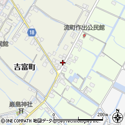 福岡県柳川市吉富町226-4周辺の地図