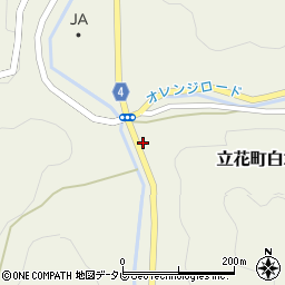 福岡県八女市立花町白木3112周辺の地図