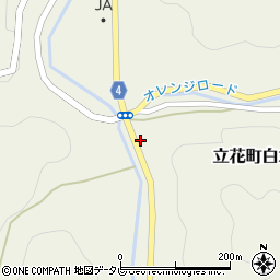 福岡県八女市立花町白木3112周辺の地図