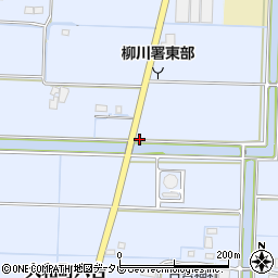 福岡県柳川市大和町六合205周辺の地図