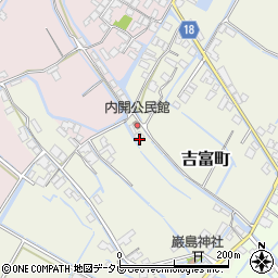 福岡県柳川市吉富町410周辺の地図